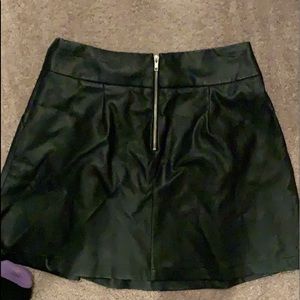 Leather skirt